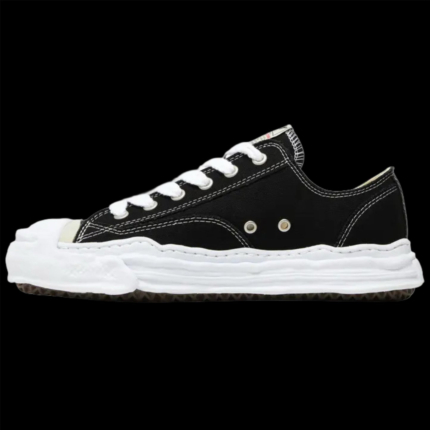 Maison Mihara Yasuhiro Hank OG Sole Canvas Low 'Black White'