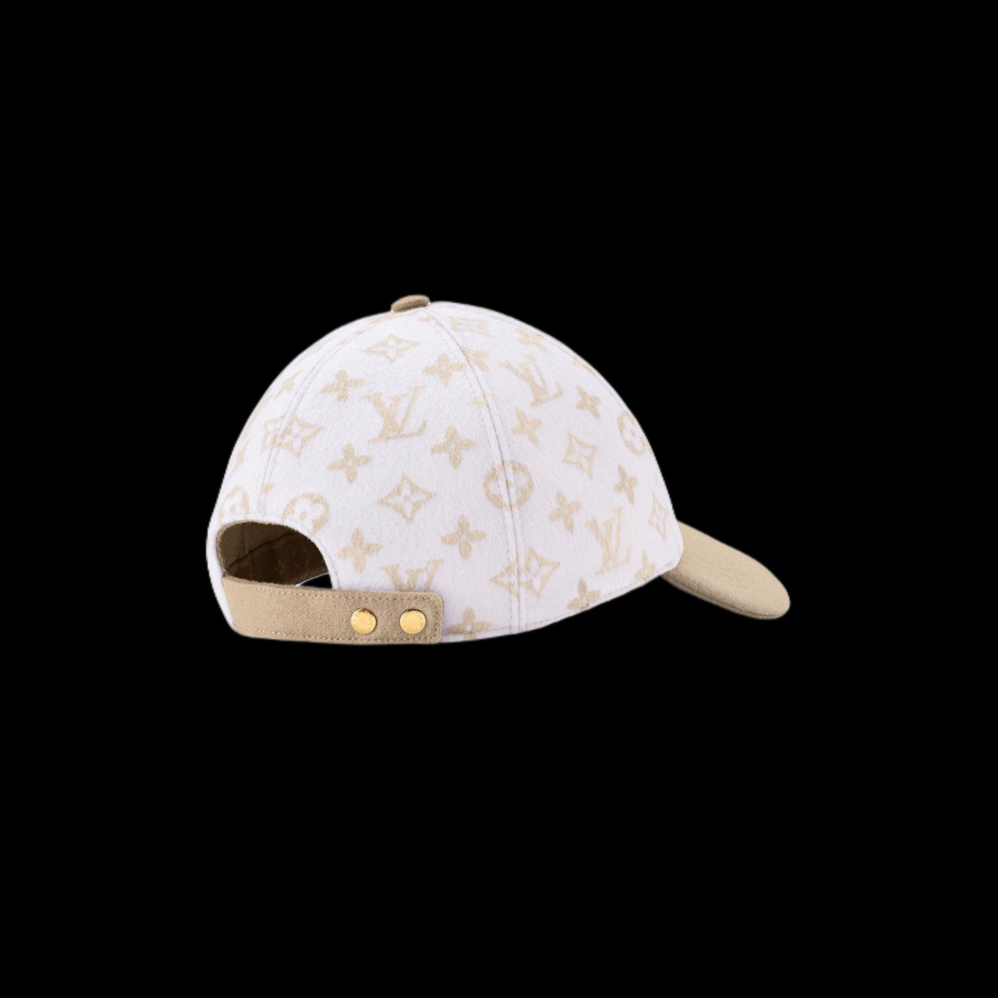 Louis Vuitton White and Beige Symbol