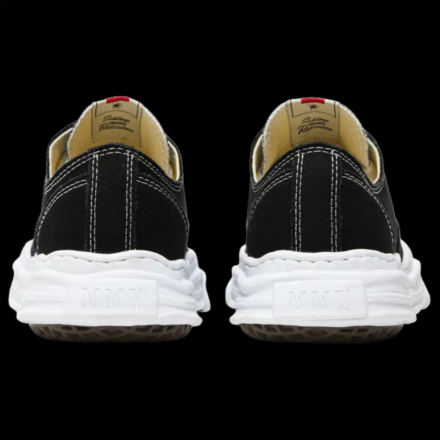 Maison Mihara Yasuhiro Hank OG Sole Canvas Low 'Black White'