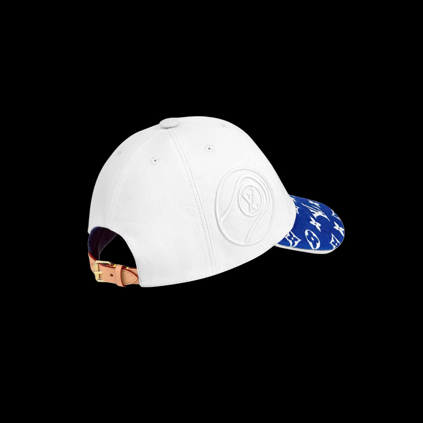 Louis Vuitton White and Blue Symbol