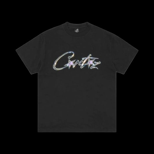 Corteiz Black Star Chrome