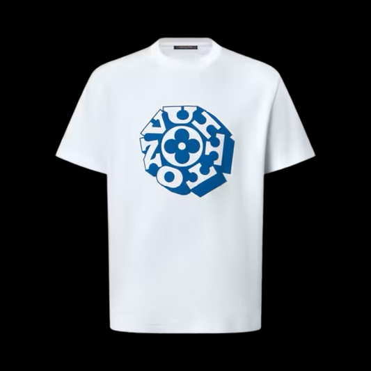 LV White Blue Logo