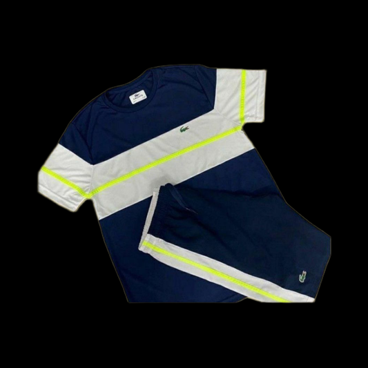 Ensemble Lacoste Blue Night & White