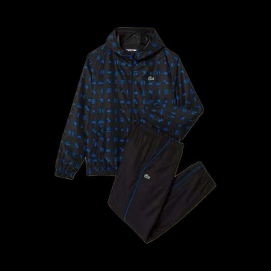 Ensemble Lacoste Full Black Motif