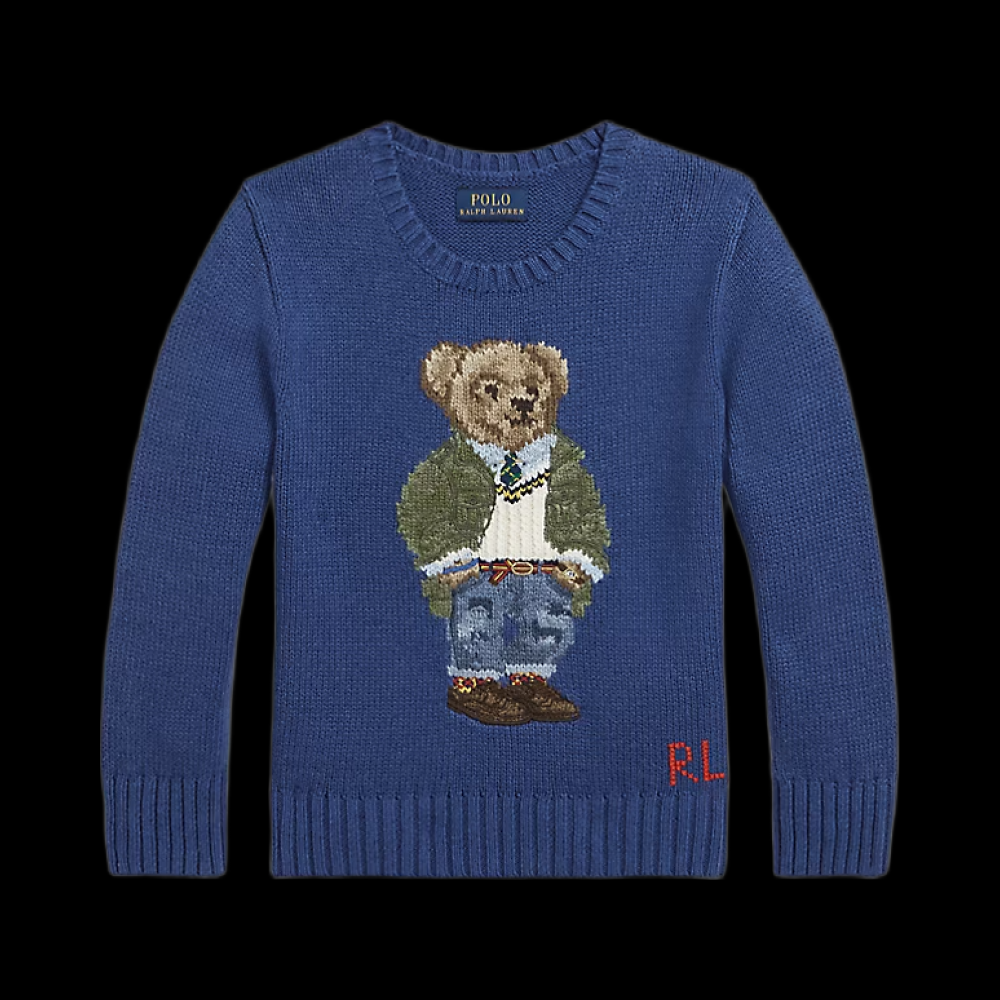 Pull Ralph Lauren Bear Blue