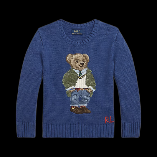 Pull Ralph Lauren Bear Blue