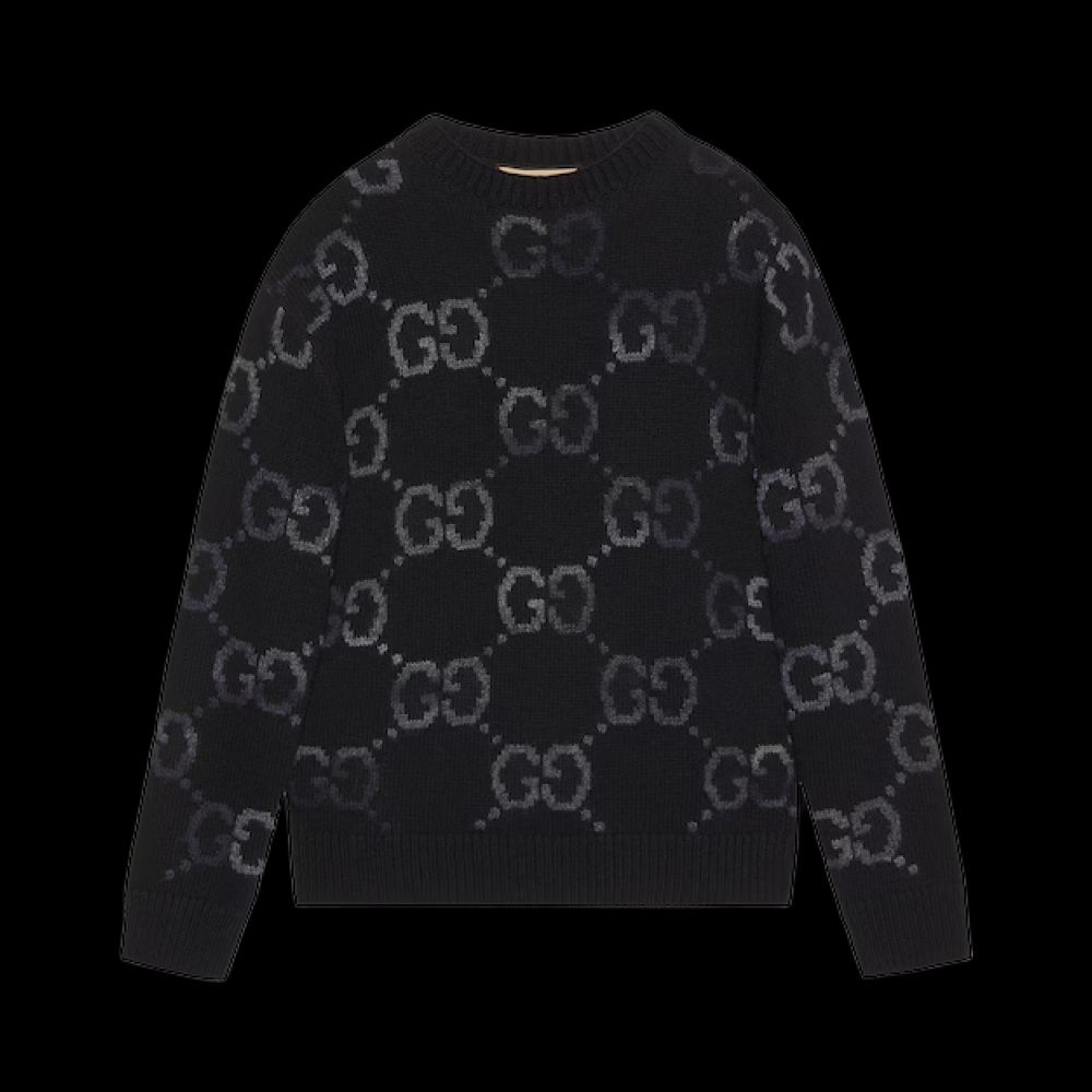Pull Gucci Motif Black