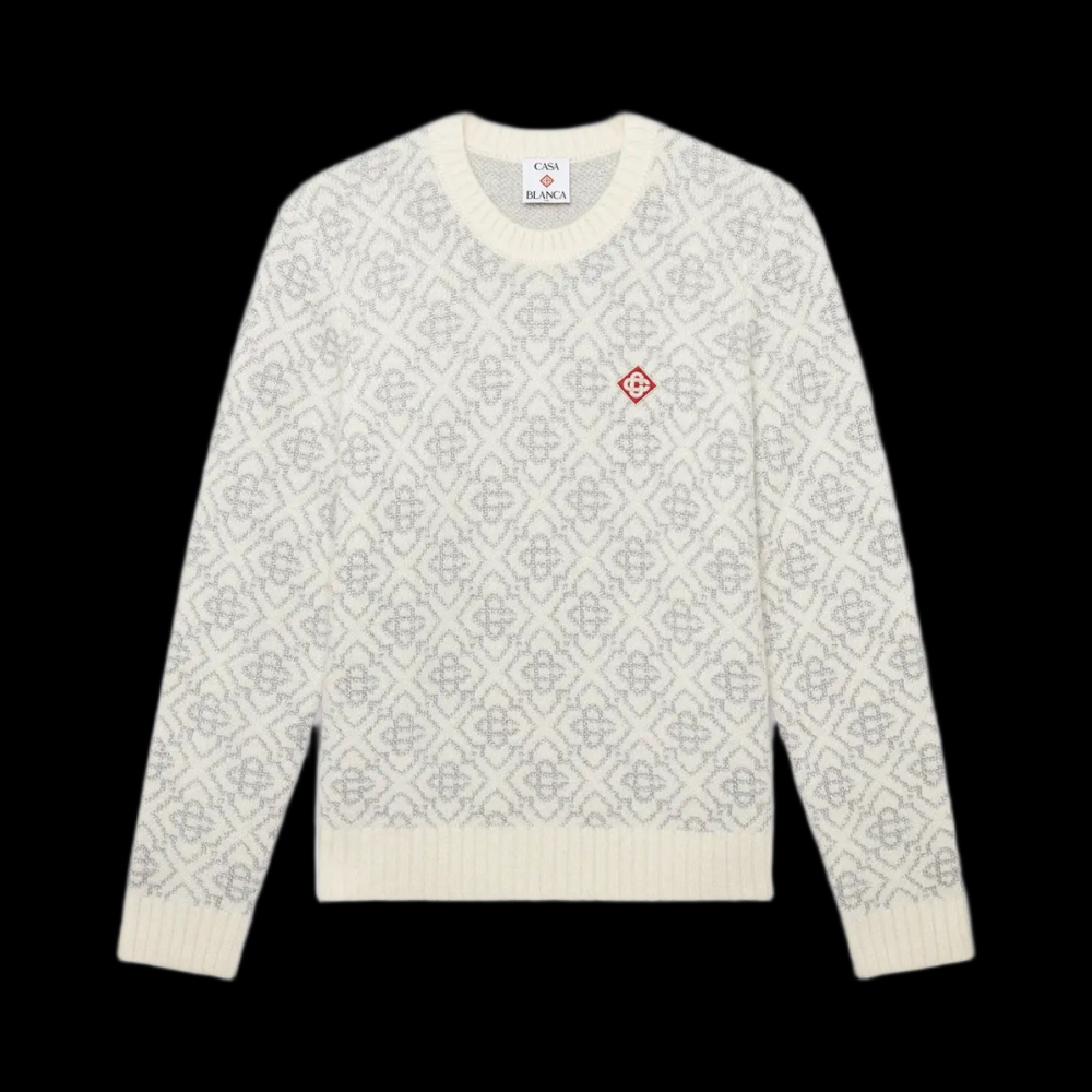 Pull Casablanca White Motif
