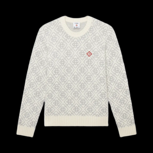 Pull Casablanca White Motif
