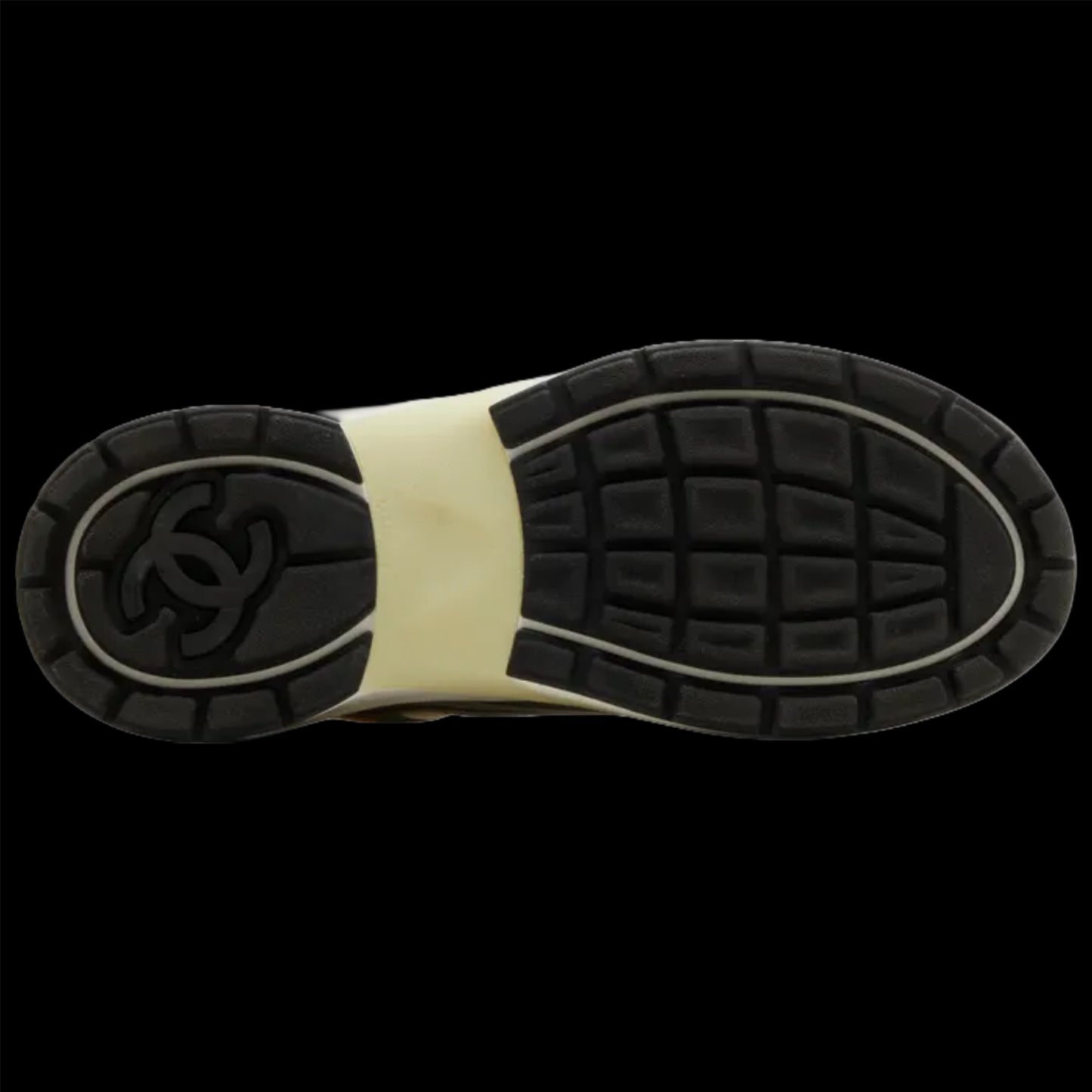 Chanel Wmns CC Logo Sneaker 'White Silver'