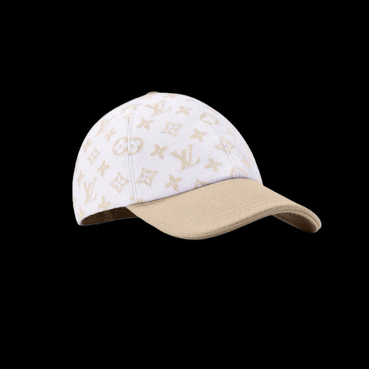 Louis Vuitton White and Beige Symbol