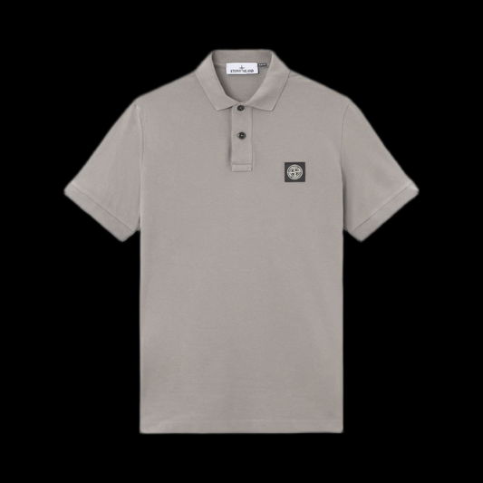 Polo Stone Island Silver